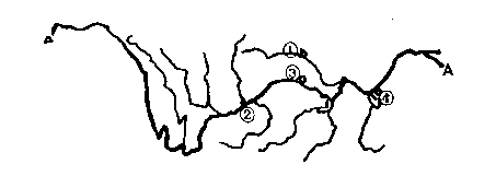 读长江图1和黄河水系示意图图2完成下列问题