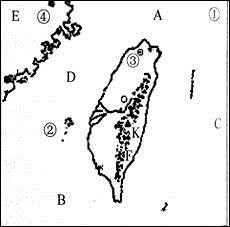 读台湾省地图完成下列问题
