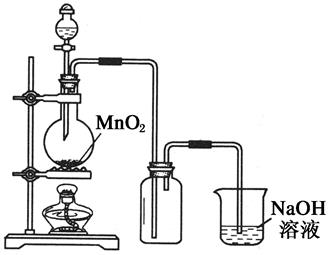 【推荐1】实验室中常用氧化浓盐酸的方法制取氯气,实验装置如下图所示