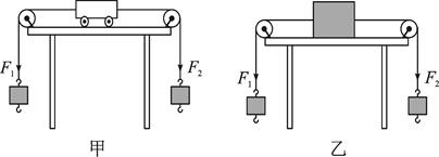 在"探究二力平衡的条件"实验中,用