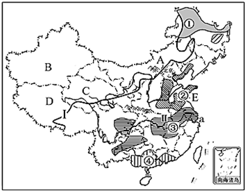 【推荐1】读中国农业的地区分布图,回答问题.