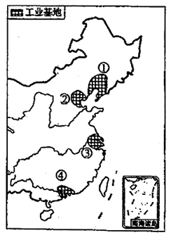 【推荐2】读我国四大工业基地分布图,完成下列各题.