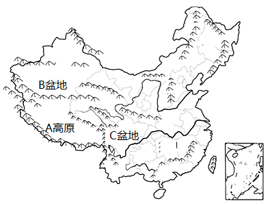【推荐3】读中国地形图和我国地势三级阶梯示意图,回答下列问题.