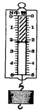 在用弹簧测力计测铁块重力的实验中,测力计应按