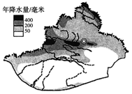 【推荐3】   读新疆年降水量和河流分布示意图.读图,完成下面小题.