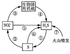 【推荐1】如图是硫元素在自然界中的循环示意图,下列有关说法不正确的