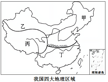 中國的地理差異 四大地理區域及其劃分 四大地理區域的分界線a