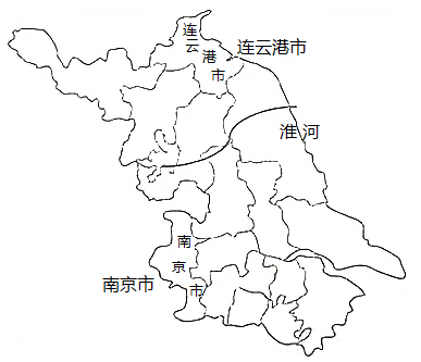 【推荐3】读江苏简图,回答下列问题.