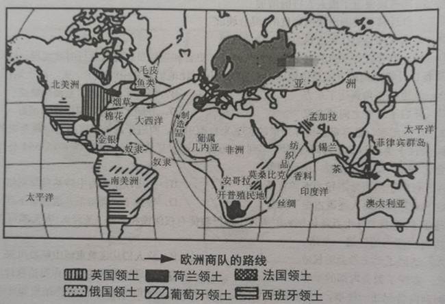 閱讀材料,完成下列要求.材料一英國從17世紀末起便在非洲從事奴隸貿易