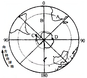 极地地区空白地图图片